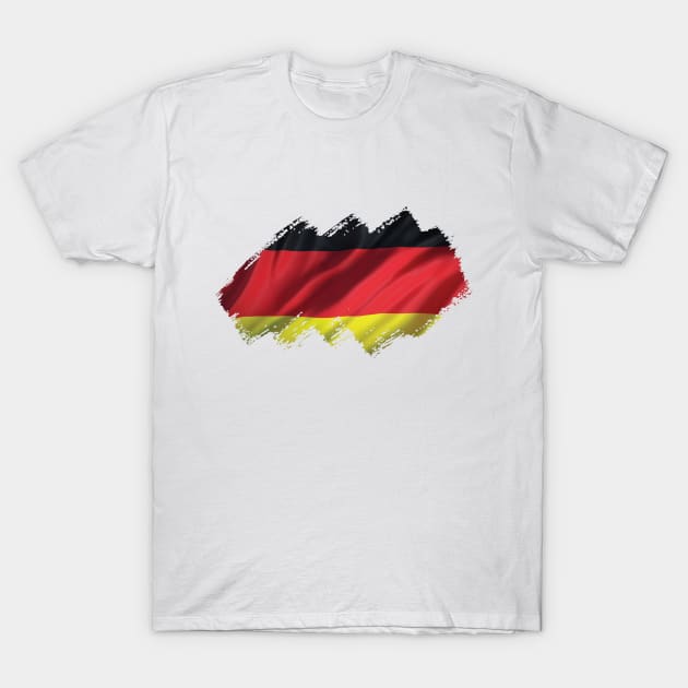 German Flag T-Shirt by Teemperor